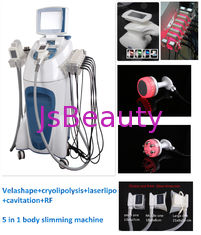 China 5 in 1 Velashape+cryolipolysis +laserlipo+cavitation+RF body slimming Machine supplier